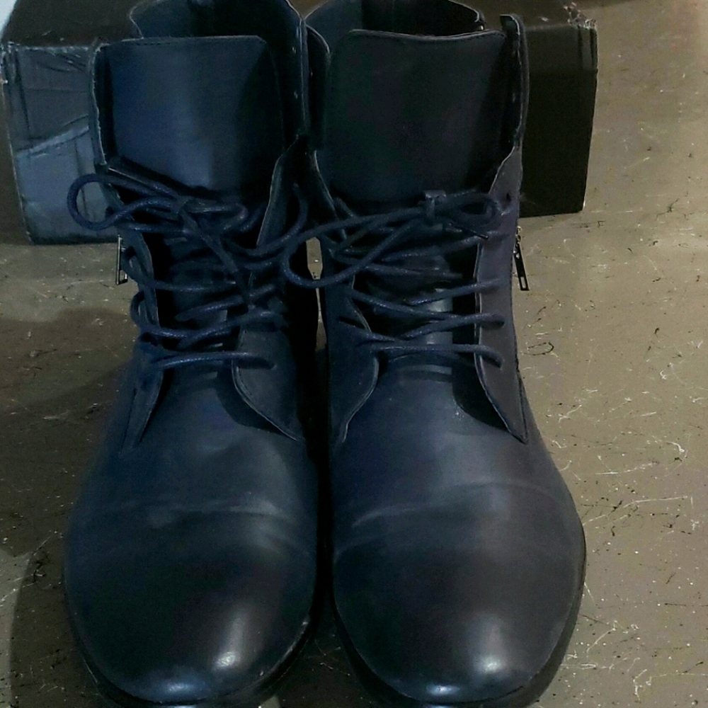 Blue Stylish European Boots
